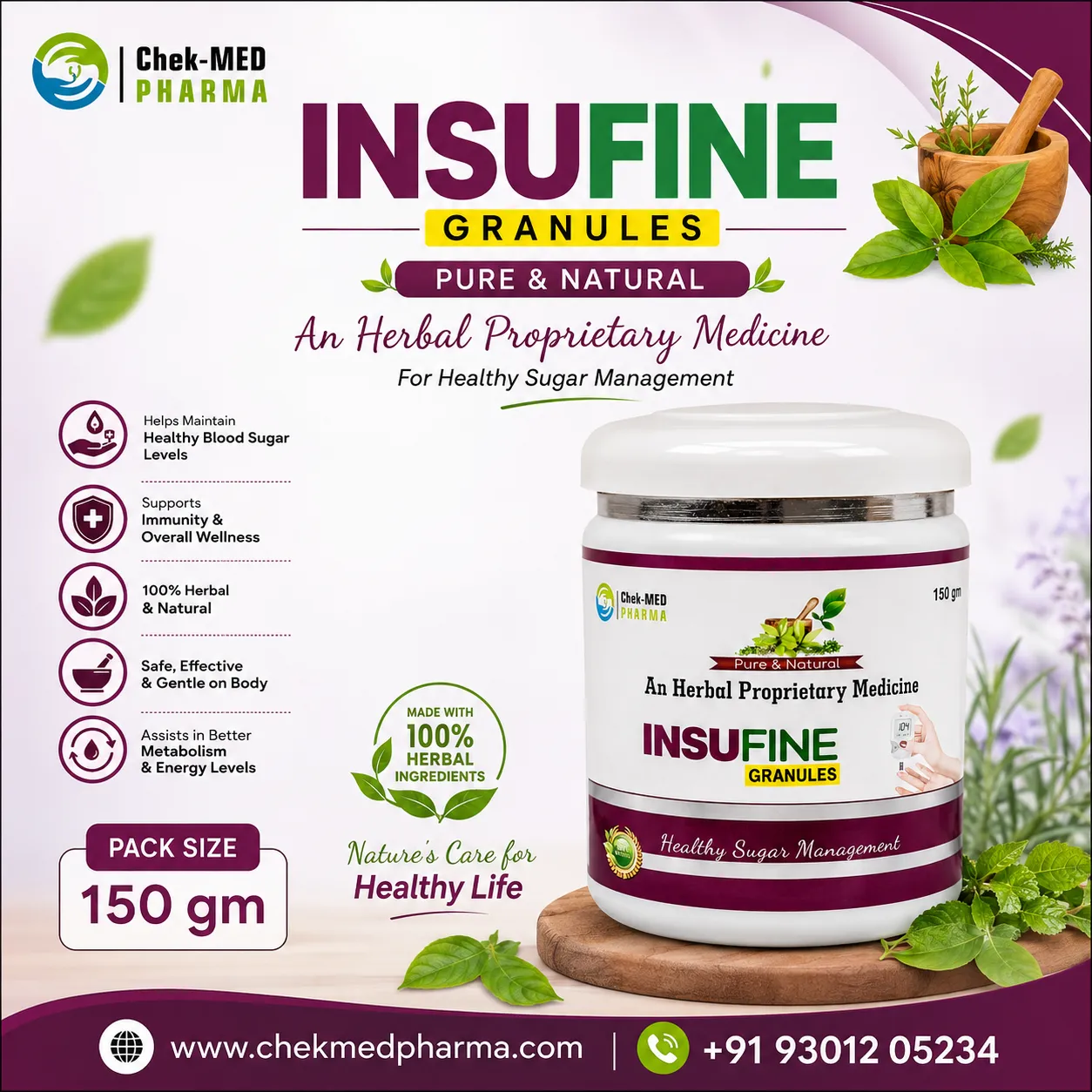 INSUFINE GRANULES