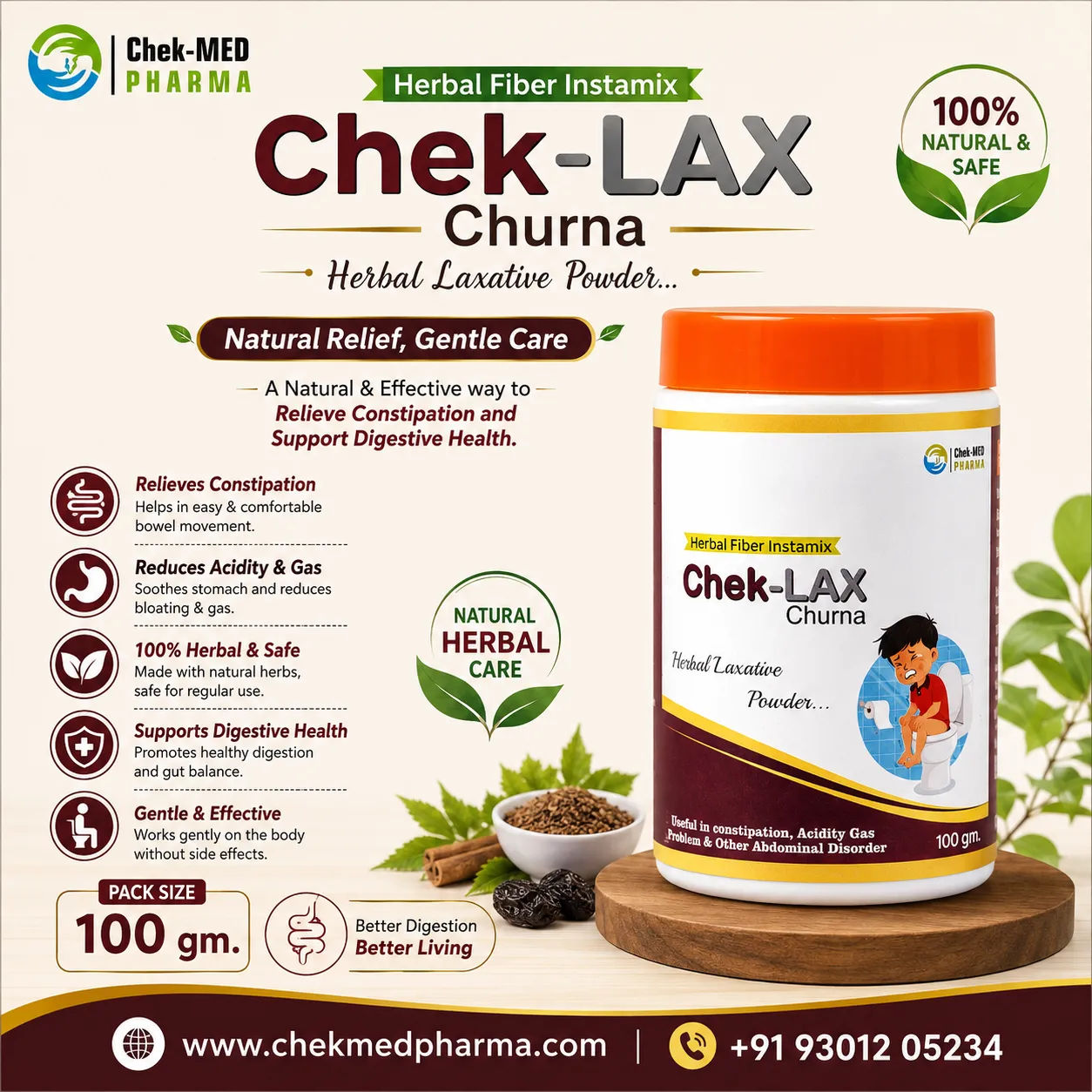 CHEK-LAX CHURNA